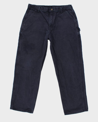 Vintage Carhartt Navy Workwear Trousers - W34 L31
