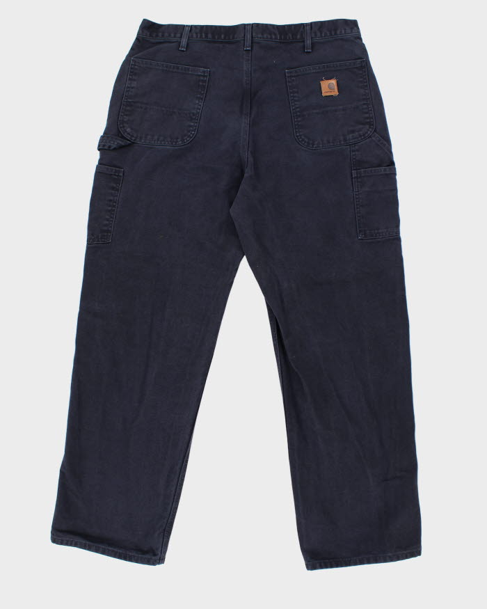 Vintage Carhartt Navy Workwear Trousers - W34 L31