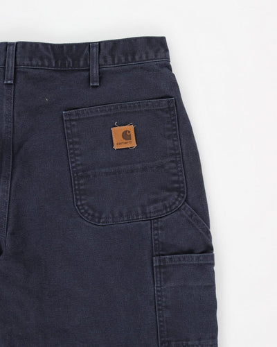Vintage Carhartt Navy Workwear Trousers - W34 L31