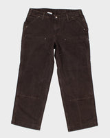 Vintage Carhartt Brown Double Knee Workwear Trousers - W36 L30