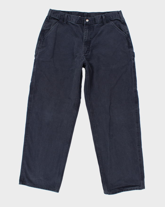 Vintage Carhartt Navy Workwear Trousers - W36 L31