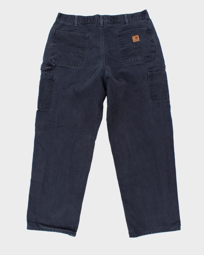 Vintage Carhartt Navy Workwear Trousers - W36 L31