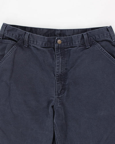 Vintage Carhartt Navy Workwear Trousers - W36 L31