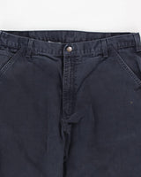 Vintage Carhartt Navy Workwear Trousers - W34 L29