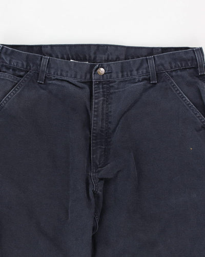 Vintage Carhartt Navy Workwear Trousers - W34 L29
