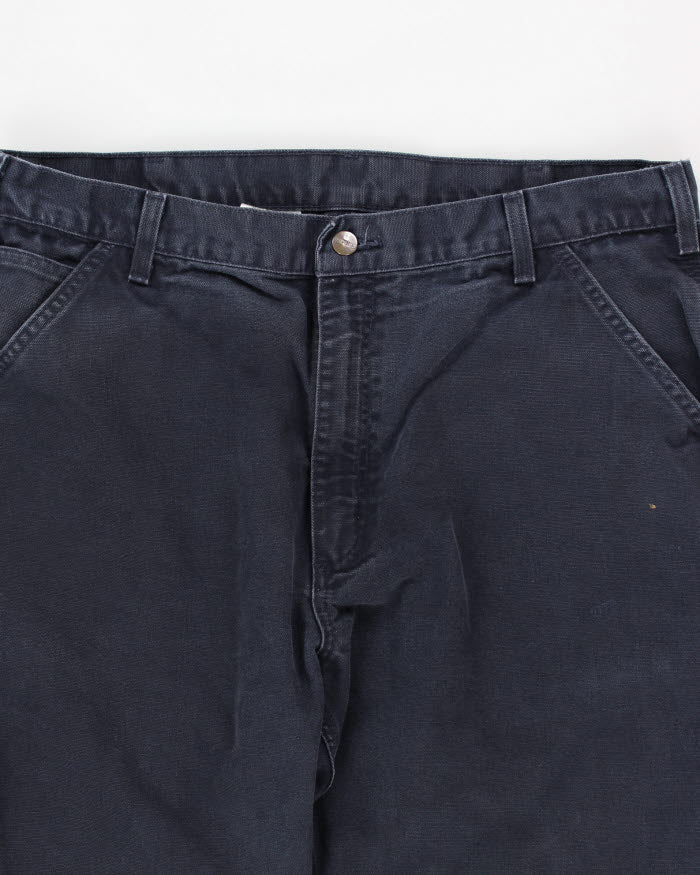 Vintage Carhartt Navy Workwear Trousers - W34 L29