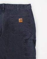 Vintage Carhartt Navy Workwear Trousers - W34 L29