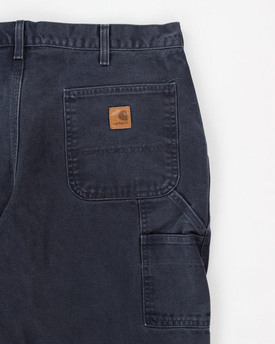 Vintage Carhartt Navy Workwear Trousers - W34 L29
