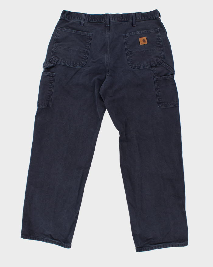 Vintage Carhartt Navy Workwear Trousers - W34 L30