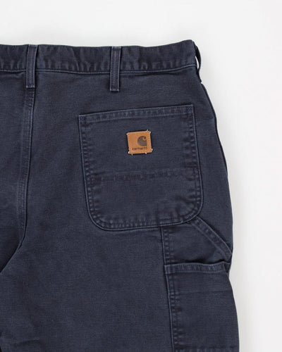 Vintage Carhartt Navy Workwear Trousers - W34 L30