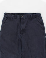 Vintage Carhartt Navy Workwear Trousers - W34 L30