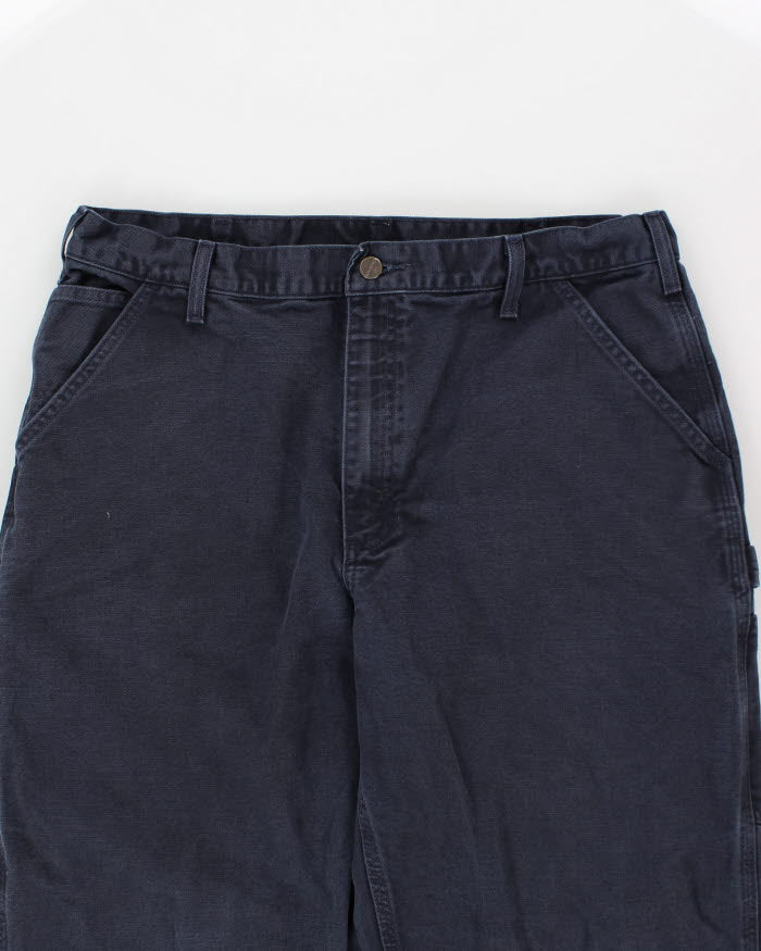 Vintage Carhartt Navy Workwear Trousers - W34 L30