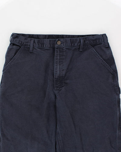 Vintage Carhartt Navy Workwear Trousers - W34 L30