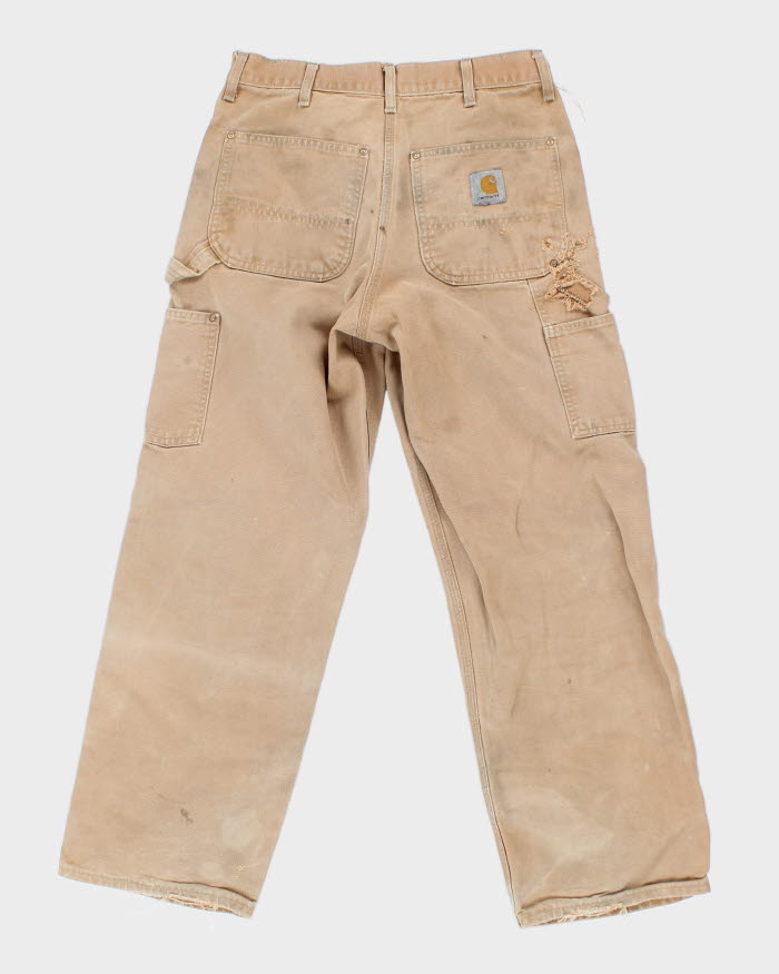 Vintage Carhartt Double Knee Brown Workwear Trousers - W28 L28