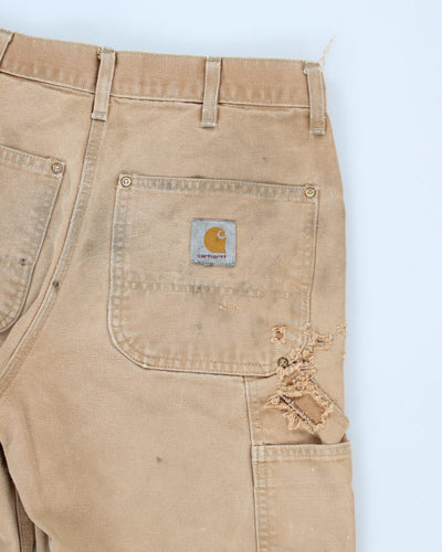 Vintage Carhartt Double Knee Brown Workwear Trousers - W28 L28