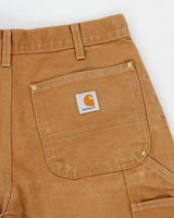 Vintage Carhartt Double Knee Brown Workwear Trousers - W30 L29