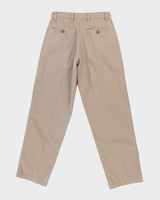 Vintage Men's Beige Chino Trousers - W26 L29