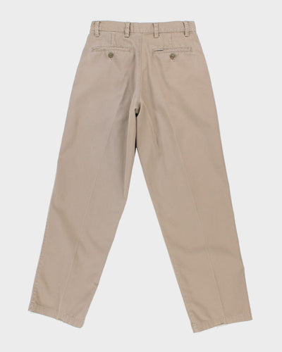 Vintage Men's Beige Chino Trousers - W26 L29