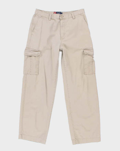 Chaps Beige Cargo Trousers - W34 L30