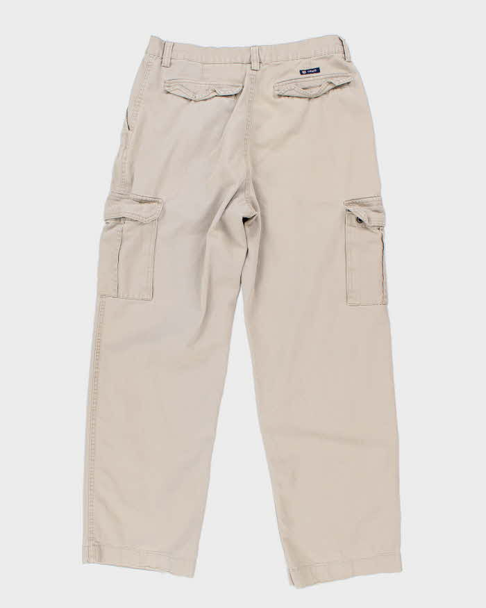 Chaps Beige Cargo Trousers - W34 L30