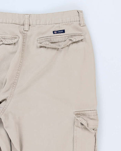 Chaps Beige Cargo Trousers - W34 L30