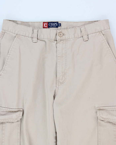 Chaps Beige Cargo Trousers - W34 L30