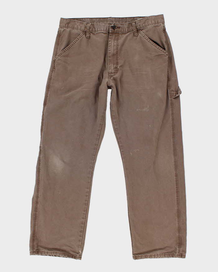 Rustler Brown Workwear Trousers - W34 L30