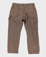 Rustler Brown Workwear Trousers - W34 L30
