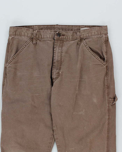 Rustler Brown Workwear Trousers - W34 L30