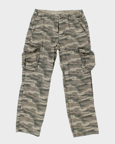 Y2k 00s Side Street Camouflage Trousers - W36 L33