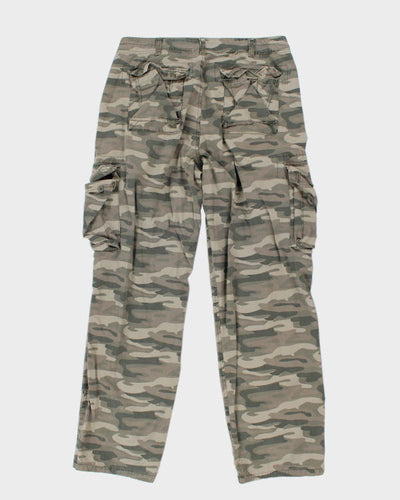 Y2k 00s Side Street Camouflage Trousers - W36 L33
