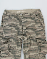 Y2k 00s Side Street Camouflage Trousers - W36 L33