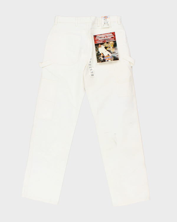 Brand New With Tags Dickies White Carpenter Trousers - W34 L32
