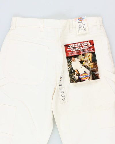 Brand New With Tags Dickies White Carpenter Trousers - W34 L32