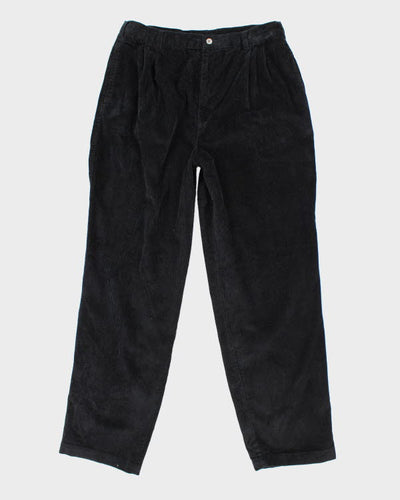 Vintage Wide Leg Corduroy Trousers - W32 L30