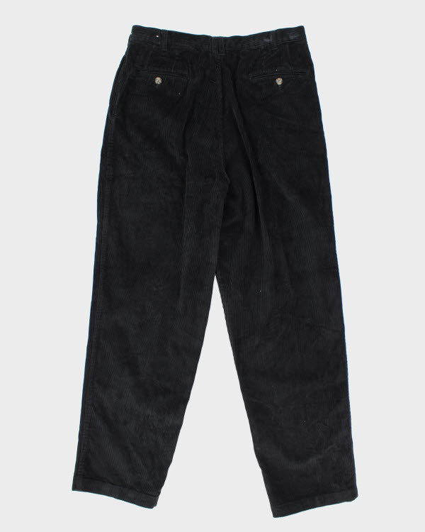Vintage Wide Leg Corduroy Trousers - W32 L30