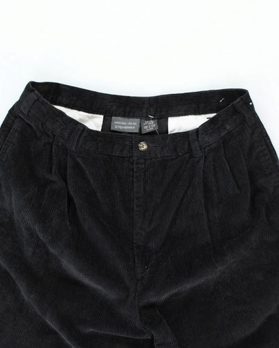Vintage Wide Leg Corduroy Trousers - W32 L30