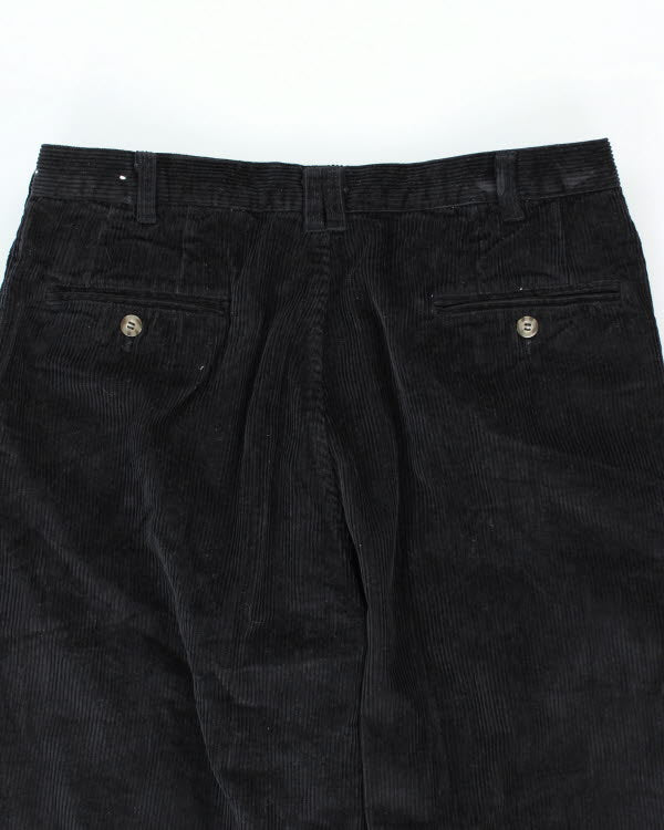 Vintage Wide Leg Corduroy Trousers - W32 L30