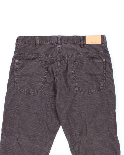 Calvin Klein Cord Trousers - W36 L33