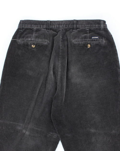 Dockers Grey Cord Trousers - W35 L31