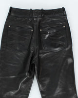Vintage 90's Harley Davidson Leather Trousers - W26 L29