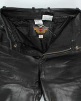 Vintage 90's Harley Davidson Leather Trousers - W26 L29