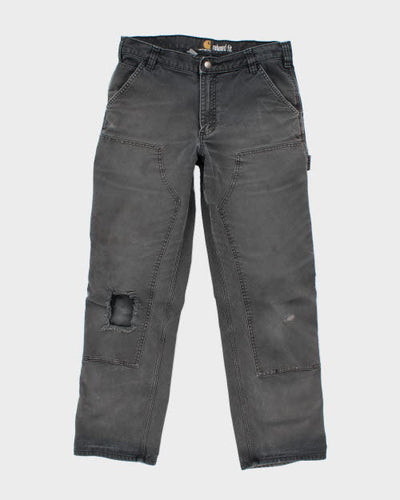 Vintage Distressed Carhartt Double Knee Carpenter Trousers - W30 L29