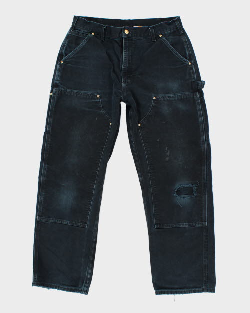 Vintage Distressed Carhartt Double Knee Carpenter Trousers - W30 L28