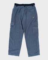 Dime Blue Cord Trousers - W34 L30