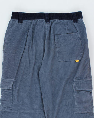 Dime Blue Cord Trousers - W34 L30