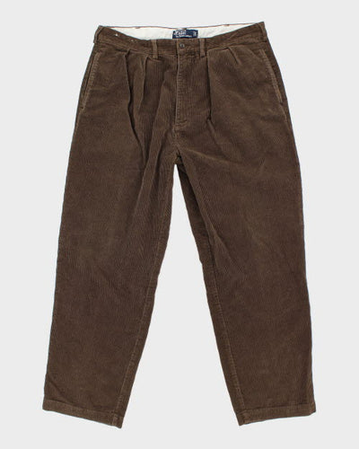 Ralph Lauren Brown Cord Trousers - W38 L31