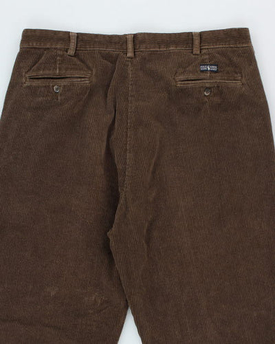 Ralph Lauren Brown Cord Trousers - W38 L31