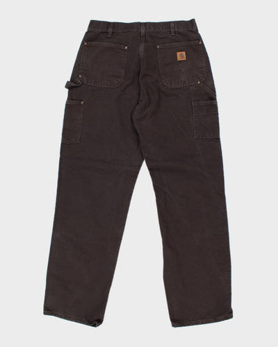 Vintage Carhartt Relaxed Fit Double Knee Carpenter Trousers - W32 L32