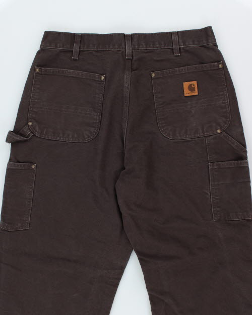 Vintage Carhartt Relaxed Fit Double Knee Carpenter Trousers - W32 L32